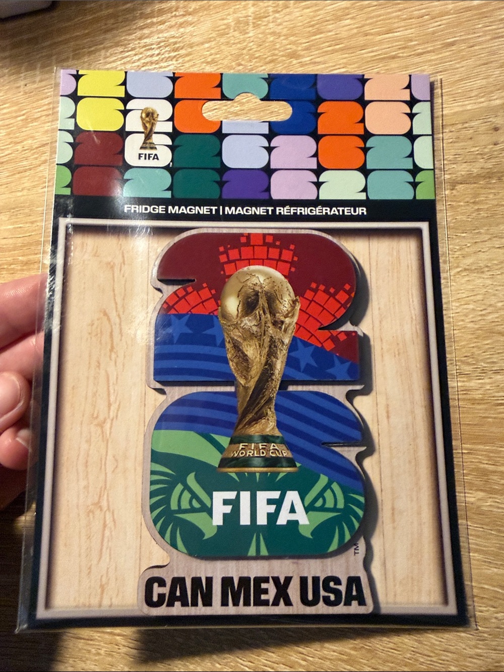 FIFA CAN MEX USA 2026 Multicolor Fridge Magnet